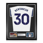 Rodrigo Bentancur Signed Framed Tottenham Hotspur 2024/25 Home Shirt