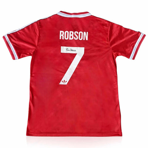 Bryan Robson Signed Manchester United 1983-84 Home Shirt