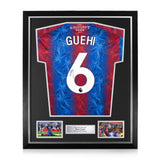 Marc Guehi Signed Framed Crystal Palace 2024/25 Home Shirt