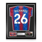 Chris Richards Signed Framed Crystal Palace 2024/25 Home Shirt