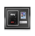 Belal Muhammad Signed Framed Display w/ UFC Glove