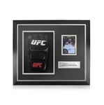Leon Edwards Signed Framed Display w/ UFC Glove