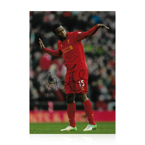 Daniel Sturridge Signed A4 Photo