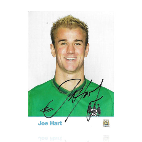 Joe Hart 4x6 Manchester City Clubcard