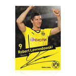 Robert Lewandowski 4x6 Borrusia Dortmund Clubcard