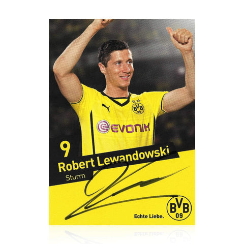 Robert Lewandowski 4x6 Borrusia Dortmund Clubcard