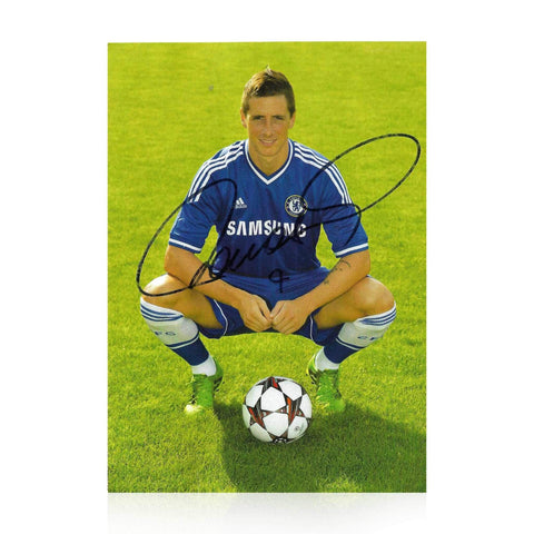Fernando Torres 4x6 Chelsea Clubcard