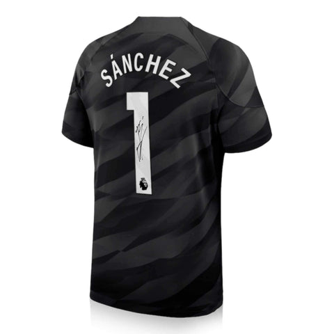 Robert Sanchez Signed Chelsea 2023/24 Goalkeeper Shirt