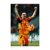 Marc Overmars Signed 12x8 Photo