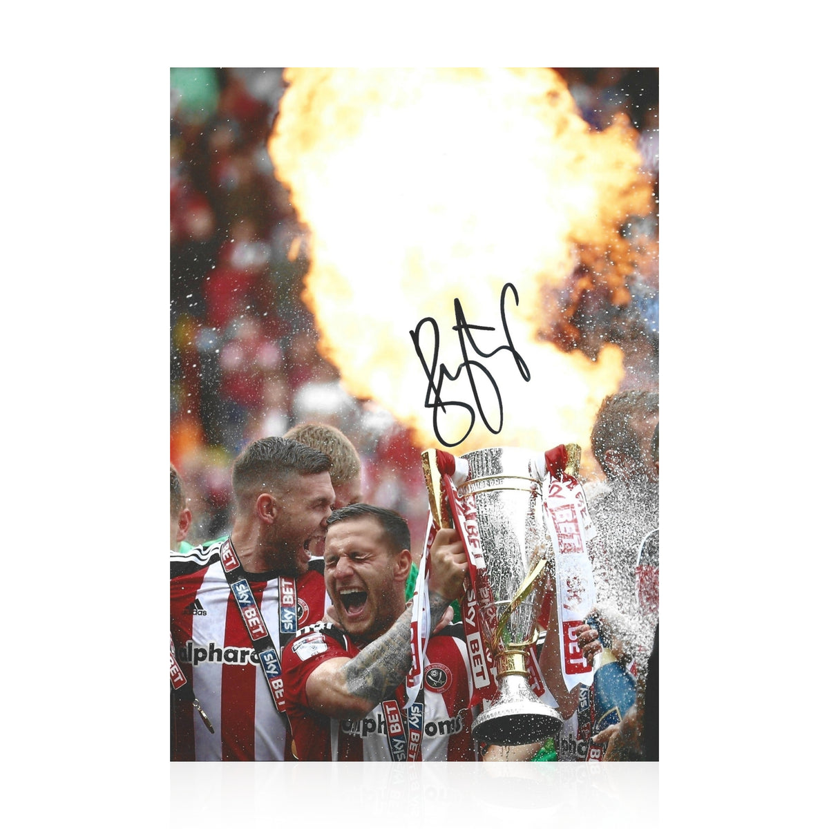 Billy Sharp Signed A4 Photo – The Collectors Corner