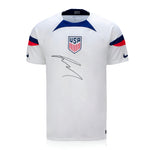 Giovanni Reyna Signed USMNT World Cup Home Shirt