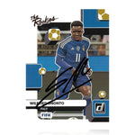 Wilfried Gnonto Signed 2022 Donruss Soccer Italy #183 RC Rated Rookie