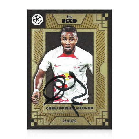 Christopher Nkunku Signed 2022/23 Topps Deco RB Leipzig