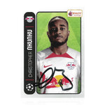 Christopher Nkunku Signed 2022/23 Topps Merlin Heritage 98 RB Leipzig Base