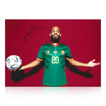 Bryan Mbeumo Signed A4 Photo