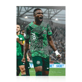 Frank Onyeka Signed A4 Photo