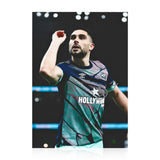 Neal Maupay Signed A4 Photo