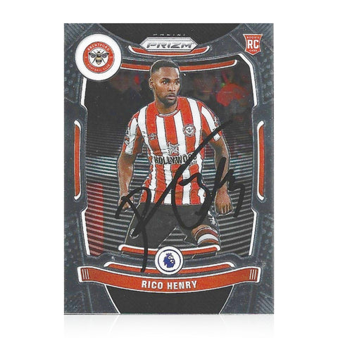 Rico Henry Signed Panini Prizm 2021-22 Premier League Base Card