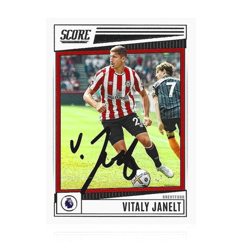 Vitaly Janelt Signed Topps Score  2022/23 Premier League Base Card