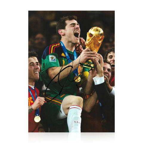 Iker Casillas Signed 12x8 Photo