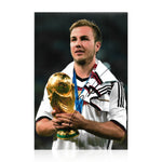 Mario Götze Signed A4 Photo