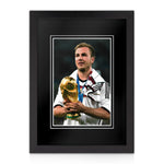 Mario Götze Signed A4 Photo