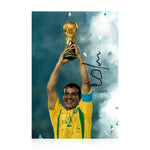 Cafu Signed A4 Photo