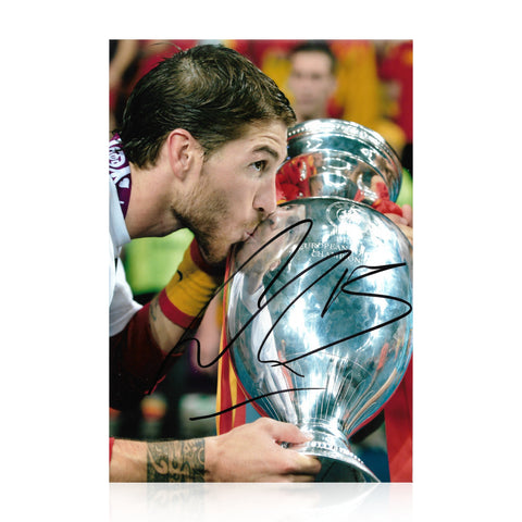 Sergio Ramos Signed 12x8 Photo