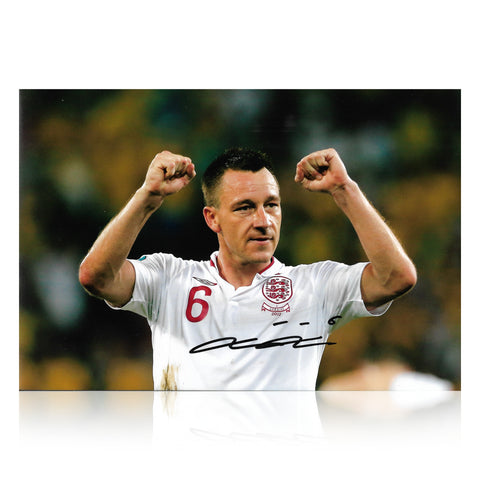 John Terry Signed 12x8 Photo