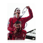 Fernando Torres and Steven Gerrard Signed 10x8 Photo