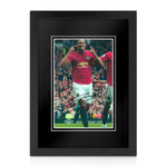 Anthony Martial Signed A4 Photo