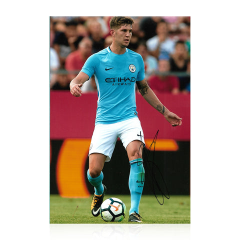 John Stones Signed 12x8 Photo