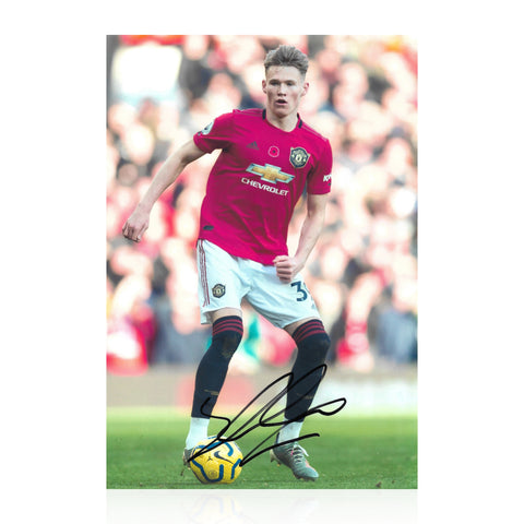 Scott McTominay Signed 12x8 Photo