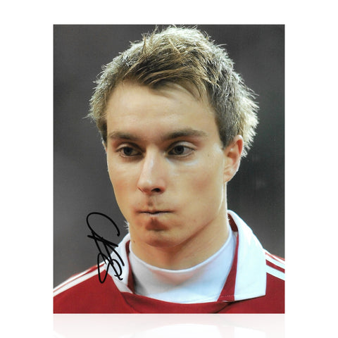 Christian Eriksen Signed 10x8 Photo