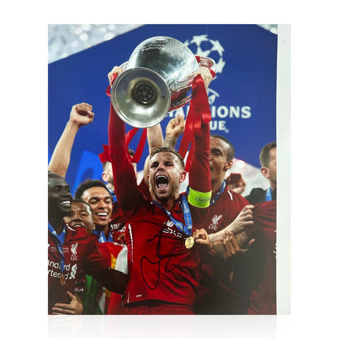 Jordan Henderson Signed 16x12 Photo