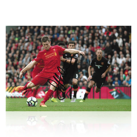 James Milner Signed 12x8 Photo