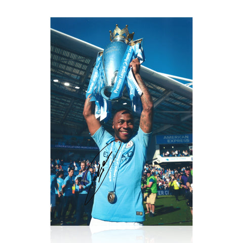 Raheem Sterling Signed 12x8 Photo