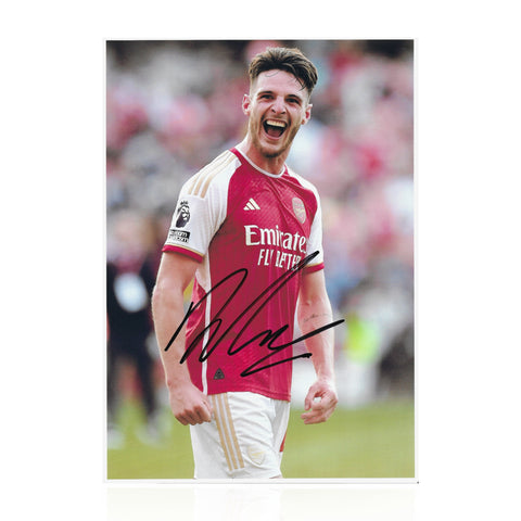 Declan Rice Signed A4 Photo