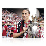 Rio Ferdinand Signed 12x8 Photo