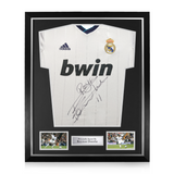 Royston Drenthe Signed Framed Real Madrid Home Shirt