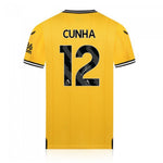 Matheus Cunha Signed Wolves 2023/24 Home Shirt