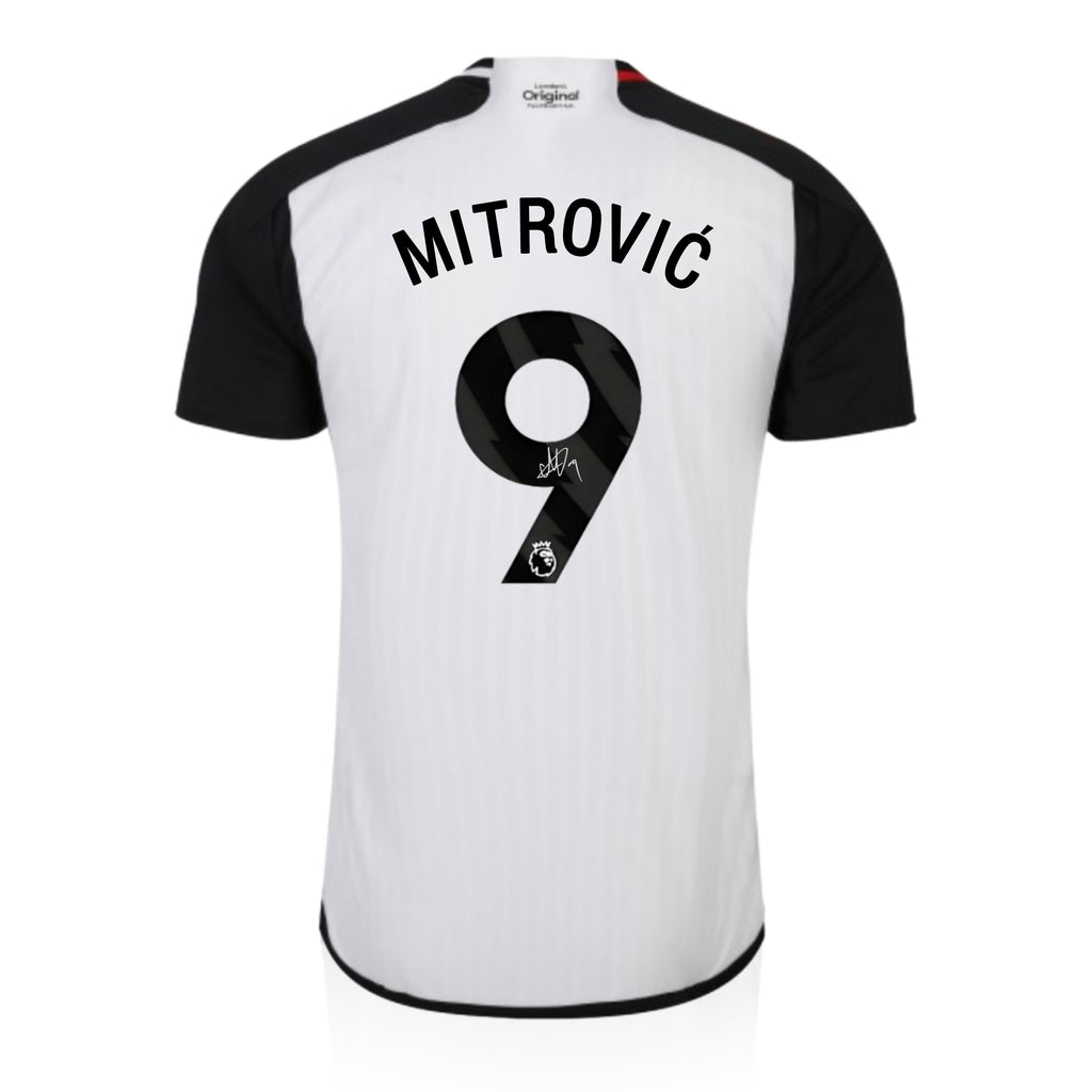 Aleksandar Mitrović Signed Fulham 2023/24 Home Shirt – The
