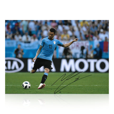 Matias Vecino Signed A4 Photo