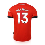 Marvelous Nakamba Signed Luton 2023/24 Home Shirt