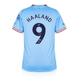 Erling Haaland Signed Manchester City 2022/23 Home Shirt