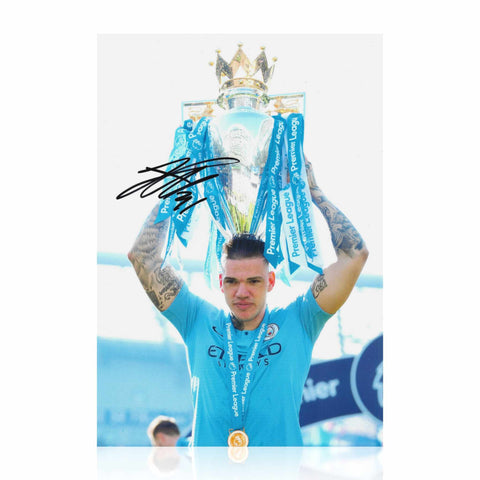 Ederson Signed 12x8 Photo