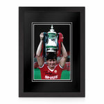 Bryan Robson Signed A4 Photo