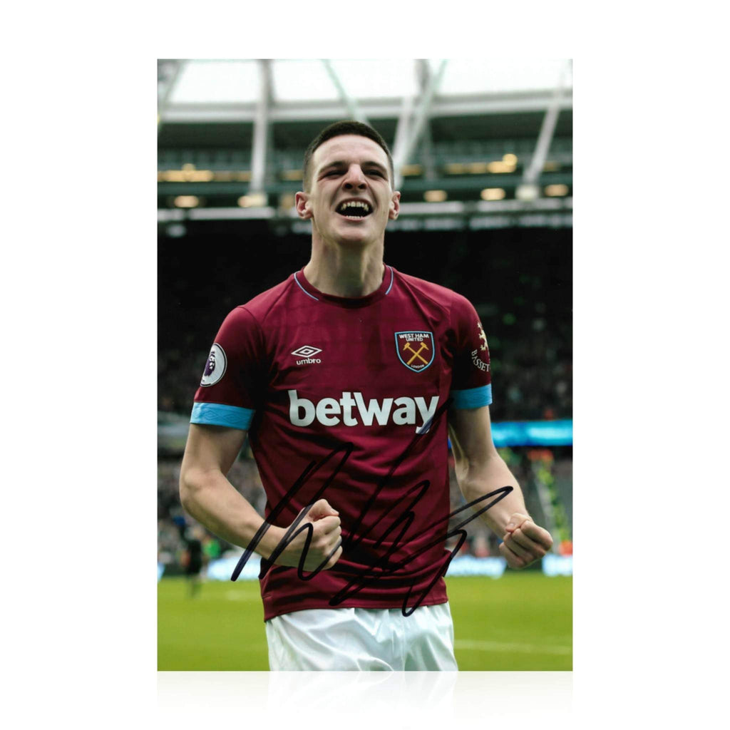 Declan Rice Signed 12x8 Photo – The Collectors Corner
