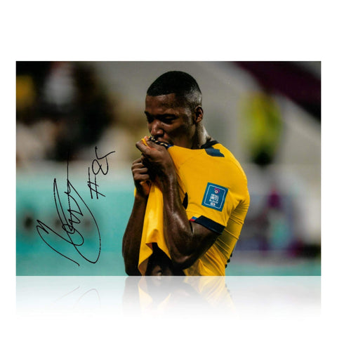 Moisés Caicedo Signed A4