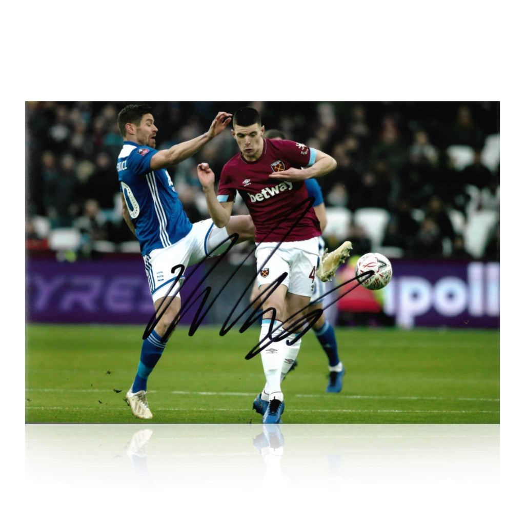 Declan Rice Signed 12x8 Photo – The Collectors Corner
